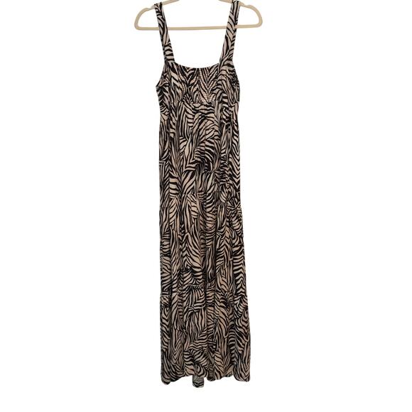 Soma Wknd Animal Print Super Soft Comfy Stretchy Flowy Maxi Dress Women's Size S - Picture 5 of 8